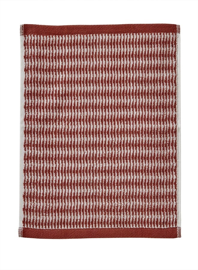 اس كيه ال هوم طقم مناشف غسيل فاخر من SKL Home Longborough، مصنوع من القطن التركي 100%، مكون من 4 قطع، 520 غرام/متر مربع، ناعم وماص، بنقشة جاكار، لون التوابل - Image 4